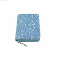 thumbnail image 1 of Cartera de gran capacidad con bloqueo RFID para mujer, organizador de múltiples tarjetas, cartera plegable para mujer con bolsillo con cremallera, 1 of 5