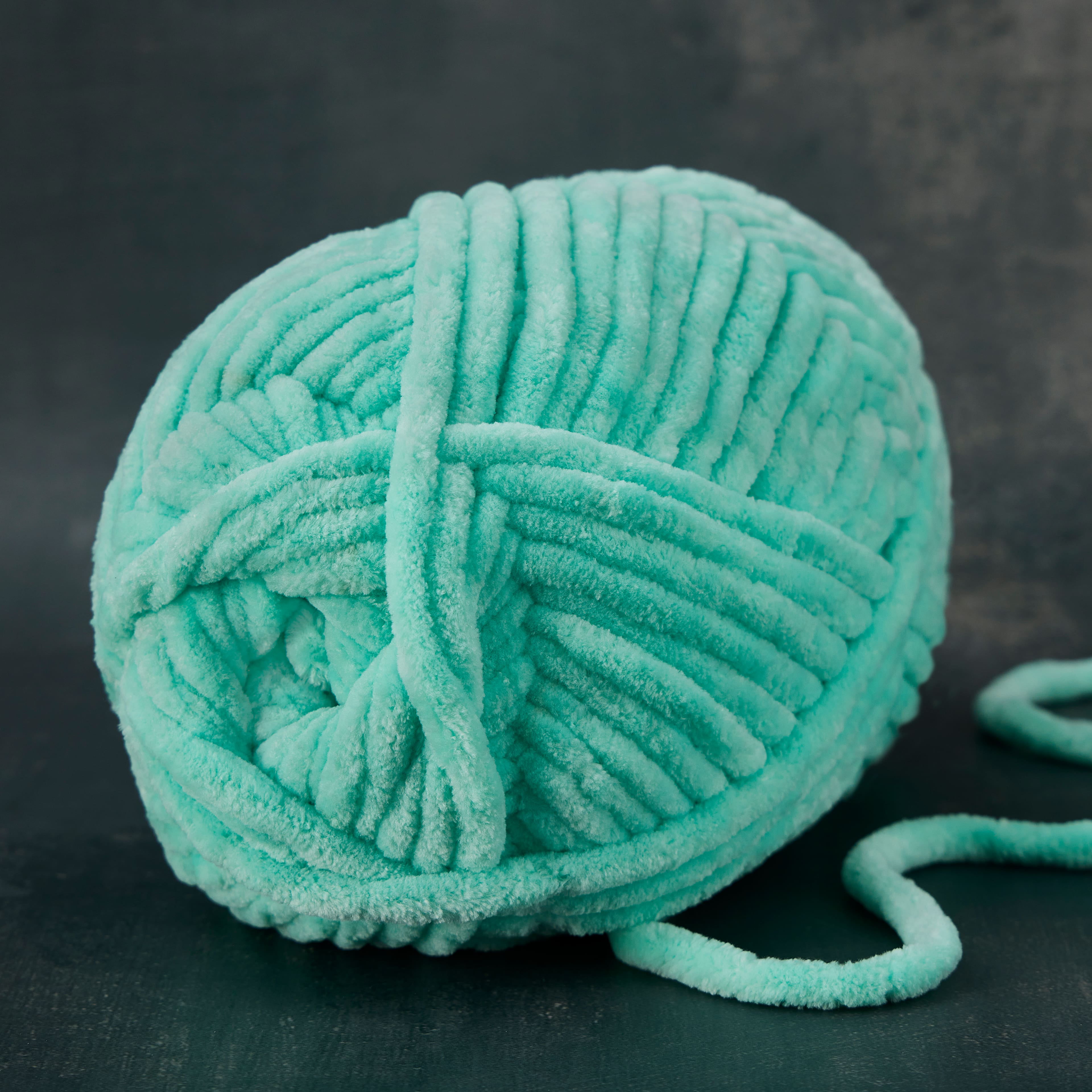 Loops & Threads Sweet Snuggles Chunky Plush Yarn SN-14 Yellow for Amigurumi
