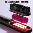 thumbnail image 3 of Plancha de pelo inalámbrica con tecnología de iones negativos, recargable por USB, portátil, ideal para viajes., 3 of 5