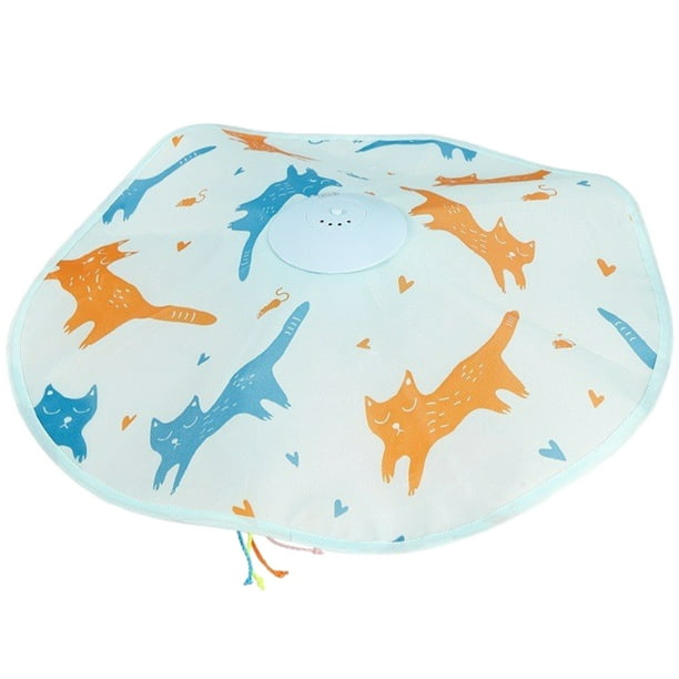 Methold Juguete para gatos para juegos interactivos, juguetes para gatos cómodos y suaves, juguete automático interactivo para gatos, juguete Juguetes para gatos azul Versión de batería
