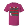 thumbnail image 2 of I Just want to Make Stuff and Watch Christmas Movies Ugly Christmas Sweater Men's Graphic T-Shirt, Fuschia, 5XL, 2 of 3