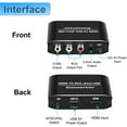 thumbnail image 3 of EU Power Plug Navceker HDMI-compatible to RCA Converter AV/CVSB L/R Video Box HD 1080P 1920*1080 60Hz HDMI2AV Support NTSC PAL Output HDMIToAV, 3 of 4