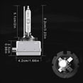 thumbnail image 4 of D1S Xenon HID Headlight Bulbs for Mercedes-Benz B200 2006-2011 High and Low Beam 35W 6000K White,Pack of 2,SHENKENUO, 4 of 10