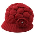 thumbnail image 1 of Gorro de invierno con ala de Desiderio Hats, tejido cálido, 1 of 5