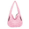 thumbnail image 2 of Zznnkj Quilted Tote Bag for Women, Lightweight Puffy Padding Hobo Bag with Compartment, Large Puffer Shoulder Bag Handbag for Travel, Work, Gym, 2 of 5