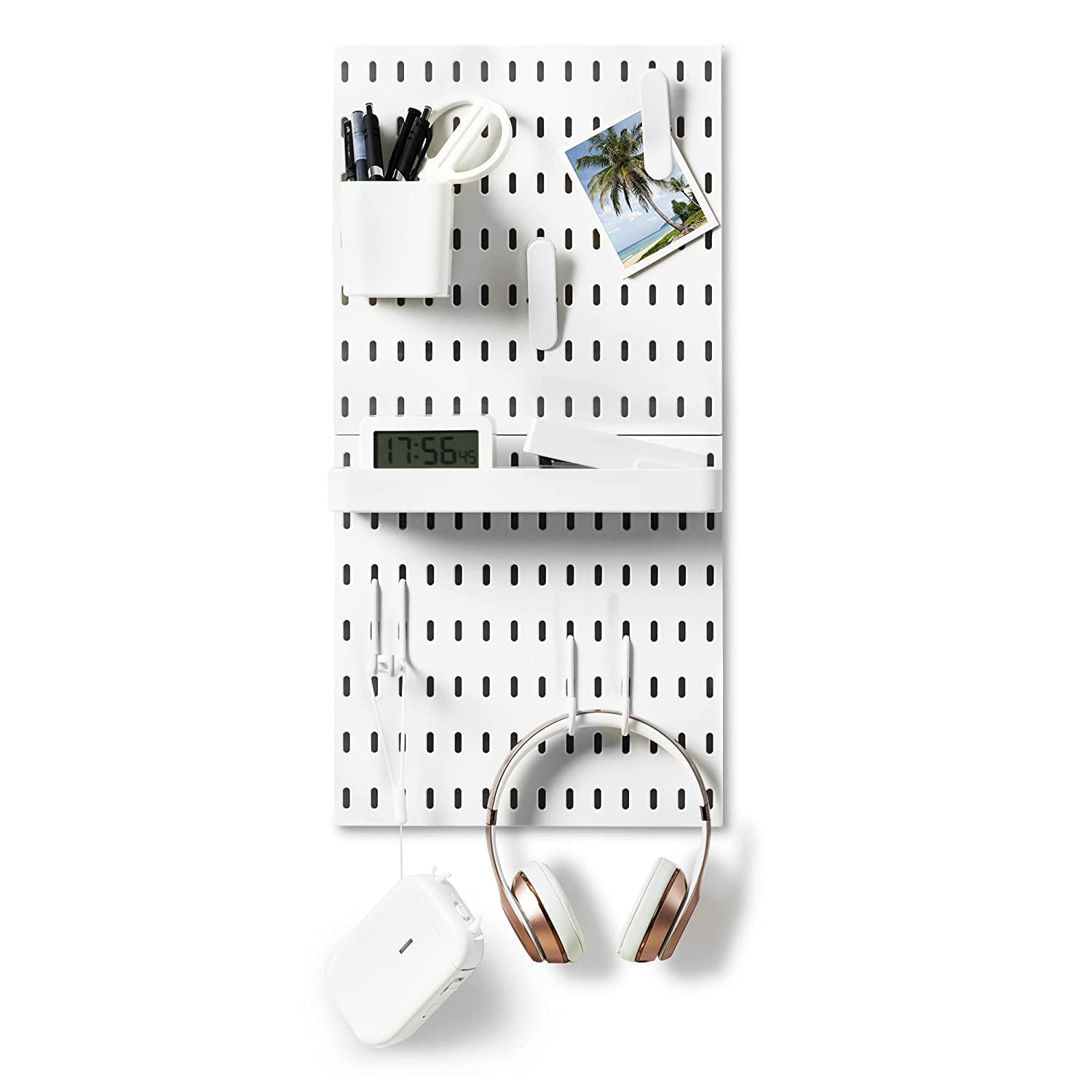 VUSIGN Pegboard Combination Wall Organizer Kit, Wall Mount Display