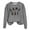 Gray, variant on Wancir Game Day Sweatshirt Women Football Sweatshirts Rugby Graphic Pullover Weekend Tops Casual Football Season Shirt