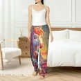thumbnail image 4 of Salouo Meditating Cute Horse Print Women's Pajama Pants Casual Loose Sweatpants PJs Flowy Pants Drawstring Palazzo for Women Wide Leg Pants Lounge Pajama -Small, 4 of 8