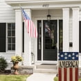 thumbnail image 2 of 7.4 Garden Flag 12x18 Inch Double Sided, American Patriotic Flag Yard Decoration, Small Seasonal Outdoor Decoration for Summer Independence Day, 2 of 7