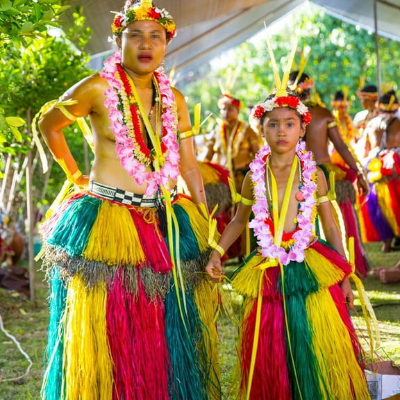 HOOWIFFY Hawaiian Wreath Hawaii Leis Garland Assorted Color Necklace Luau Party 10 Pcs