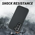 thumbnail image 4 of YWC-pour Samsung Galaxy S20 FE Étui, Protection Robuste 3 Couches Antichoc Étui Rigide Anti-Poussière/chute Intégrale Durable Anti-Empreintes Digitales avec Protection Port, Noir, 4 of 4