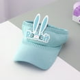 thumbnail image 4 of YAOBAMM Summer Beach Hat Kids Baseball Hat 3D Rabbit Ears Lovely Protection Polyester Summer Beach Visor Hat Outdoor Supply, 4 of 6