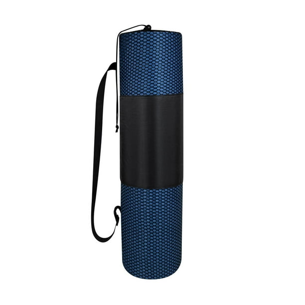 Tapete de yoga NBR antideslizante y acolchonado - Serenity azul 184 x 62 x 0.8