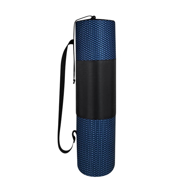 Tapete de yoga NBR antideslizante y acolchonado - Serenity azul 184 x 62 x 0.8
