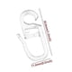 thumbnail image 3 of Plastic Durable Curtains Fixing Special Curtains Accessories Wall Ring Curtain Hooks Sliding Hook, 3 of 5