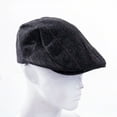 thumbnail image 3 of ITFABS Hommes Casquette Rétro Newsboy Chaud Réglable Léger Durable Béret Pois, 3 of 6