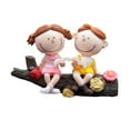 thumbnail image 1 of Car Interior Decoration Cute Couple Action-Figure Auto Dashboard Ornament Lot Y8, 1 of 8