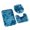Navy, variant on 1X Carpet, 1X Toilet Mat, 1X U-Shaped Mat Entrance Door Mat Bathtub Mat Bedroom Carpet Entrance Window Mat Three Piece Bathroom Toilet Carpet Floor Mat Bathroom Products