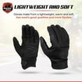 thumbnail image 3 of Daniel Smart Motorcycle Leather Gloves – Aniline Goat Leather Motorcycle Gloves with Knuckle Protection and Gel Palm, 3 of 6