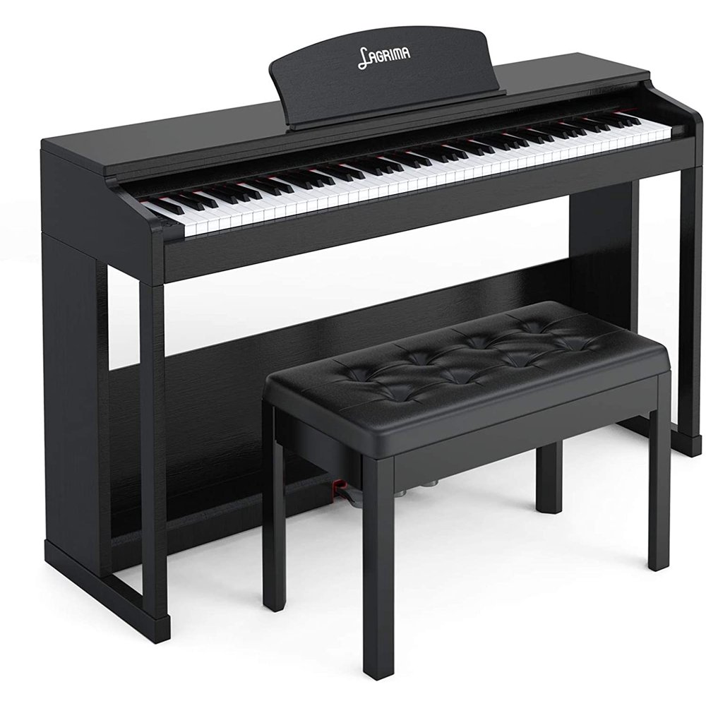LAGRIMA 88 Key Weighted Digital Piano w/Bluetooth & MP3 Function