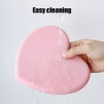 thumbnail image 5 of Darzheoy Valentine's Day Heart Placemats 2 Pack Heart Shaped Place Mats Waterproof Silicone Washable Valentine's Day Table Mat Kitchen Mats for Kitchen Dining Table, 5 of 6