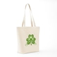 thumbnail image 7 of CafePress - Swirly Shamrock Tote Bag - Unisex Canvas Tote Bag, Beige, 1-Piece, 7 of 7