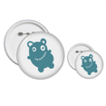 thumbnail image 1 of Criatura alienígena bear Insignia insignia botón diseño conjunto, 1 of 3