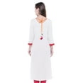 thumbnail image 4 of In-Sattva Women's Embroidered Classic Indian Summer Kurta Tunic, 4 of 5