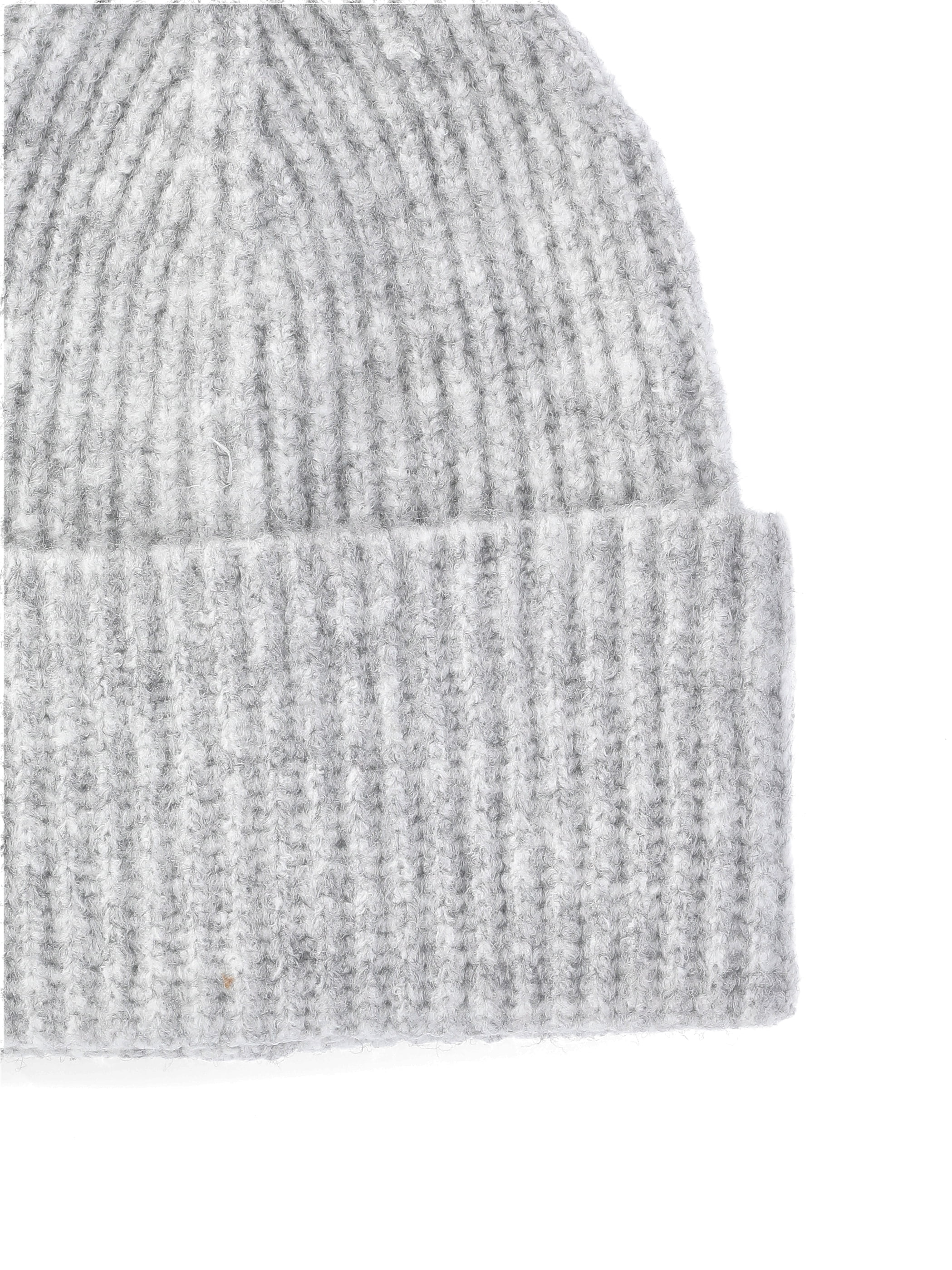 No Boundaries Ribbed Fisherman Beanie, Women's, Light Grey Heather