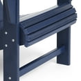 thumbnail image 5 of WestinTrends Highland Outdoor Patio HDPE Adirondack Chair With Cup Holder and Table Set, Navy Blue, 5 of 15