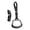 Black, variant on 2 In 1 Adjustable Car Assist Grab Handle," Dual-Purpose Overhead Ceiling & Headrest Mount Support Strap, For Elderly Pregnant Disabled Passenger(Black)