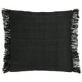thumbnail image 2 of Safavieh Lumiza 20" x 20" Coastal Cotton Decorative Pillows, Black, 2 of 4