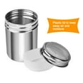 thumbnail image 3 of 2 Pack Powdered Sugar Shaker Duster with Lid, Cinnamon Shaker Flour Sifter, Fine Mesh Stainless Steel Dredge, 3 of 7
