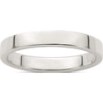 thumbnail image 1 of Sterling Silver Ss 3mm Flat Size 7.5 Band Made In United States qwfb030-7.5, 1 of 5