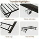 thumbnail image 5 of QinaQin Base nido individual desplegable, cama trundle tipo daybed con ruedas con seguro, estructura metálica plegable y resistente, ideal para recámara, visitas y ahorrar espacio, 5 of 7