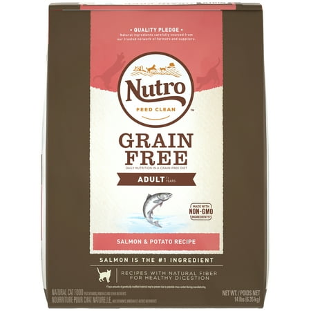 Nutro Grain-Free Salmon & Potato Recipe Adult Dry Cat Food 14 Pounds