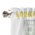 thumbnail image 6 of Laundry Room Rules Text Small Curtain Rod Pocket Short Curtains Half Drapes Partition Cabinet Door Window Curtains Home Decor, 6 of 6