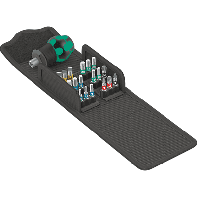 

Wera 05057471001 Kraftform Kompakt Stubby 1 Driver and Bit Set