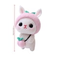 thumbnail image 1 of DIY Cute Needle Felting Wool Rabbit Craft Kit Handmade Material Package Tools for Kids Adults Craft Peach Watermelon Strawberry Carrot Foam Workbench, 1 of 7