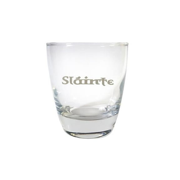 Lyoncraft LBSL01 10 oz Slainte Engraved Lowball Glass