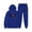 Blue, variant on Trapstar Hoodies for Women Sets Long Sleeve Graphic Sweatshirts Loose Trapstar Street Hip-hop Pullover Sweatshirts+Sweatpants Women Set of 2 Classic Sweatshirts(White, L)