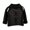 Black, variant on CPNG Girls Fleece Quilted Jacket Solid Color Stand Collar Full Zip Long Sleeve Jacket Spring Autumn Winter Lightweight Warm Outdoor Casual Coat