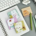thumbnail image 6 of Wrapables Cute and Funny Animal Sticky Notes, Adhesive Memo Notepads for Home, Office, Work, Bunny and Kitty 4pc, 6 of 6