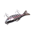 thumbnail image 3 of Señuelo Swimbait multiarticulado, cebo duro de pesca de varias secciones con 2 anzuelos para lubina, trucha, agua dulce y salada1 # YUNYI BRAND Deportes, 3 of 8