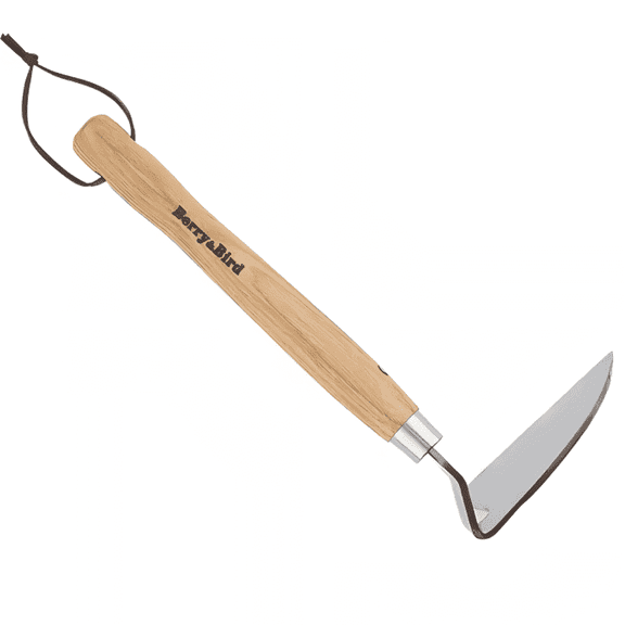 Berry&Bird 13.58'' Weeder-Scraper-Hoe with Ash Wood Handle