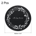 thumbnail image 2 of 2 piezas de alfombrillas protectoras para cocina de inducción, Protector de estufa de inducción, Patrón de flores (Negro), 2 of 6