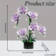 thumbnail image 3 of GZBricker Orchid Flowers Bouquet Building Set, Compatible with Lego Botanical Collection Home Office Decor for Women Adults Girls 619PCS, 3 of 8