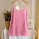 thumbnail image 5 of TaTaai Lightweight Pocket Tank Top for Women, Round Neck Sleeveless Casual Blouse, Soft Solid Color Summer Top for Versatile Wear Gift, 5 of 9