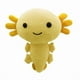 thumbnail image 1 of Bonita almohada de peluche con forma de ajolote, de dibujos animados (amarillo), 1 of 4