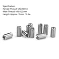 thumbnail image 4 of 30 Pcs Inserts Filetés Intérieurs M6X1.0 Extérieurs M8X1.25 Longueur Écrou Mâle Femelle 10Mm, 4 of 8